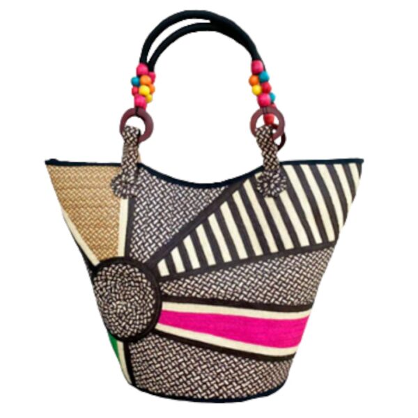 Bolso Caña Flecha Tejido a Mano MY